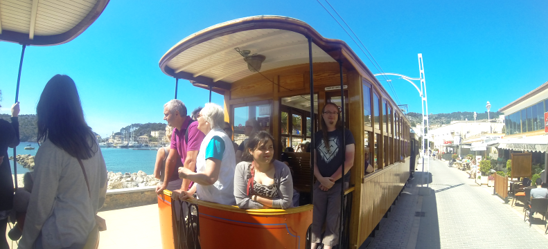 tram from Puerto Soller to Soller village