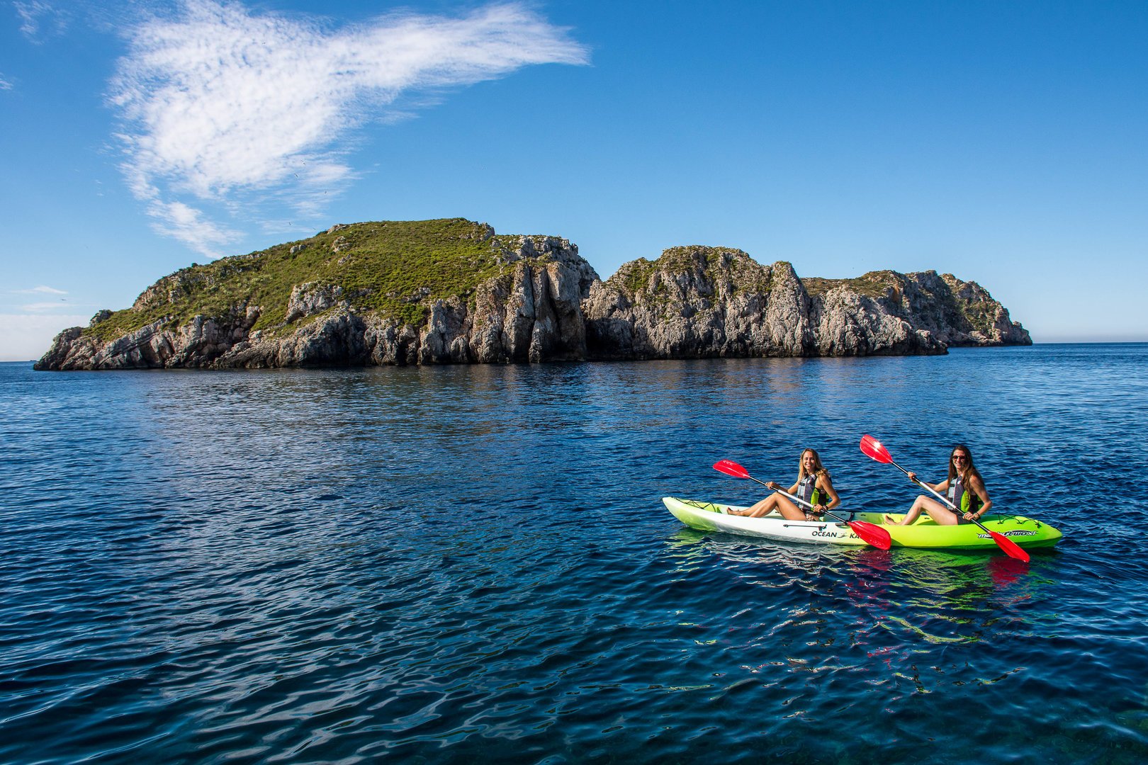 kayaking at the malgrats islands