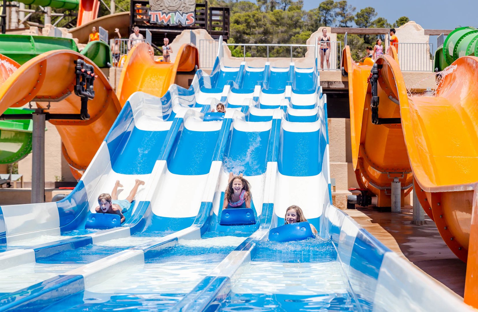 happy kids in western