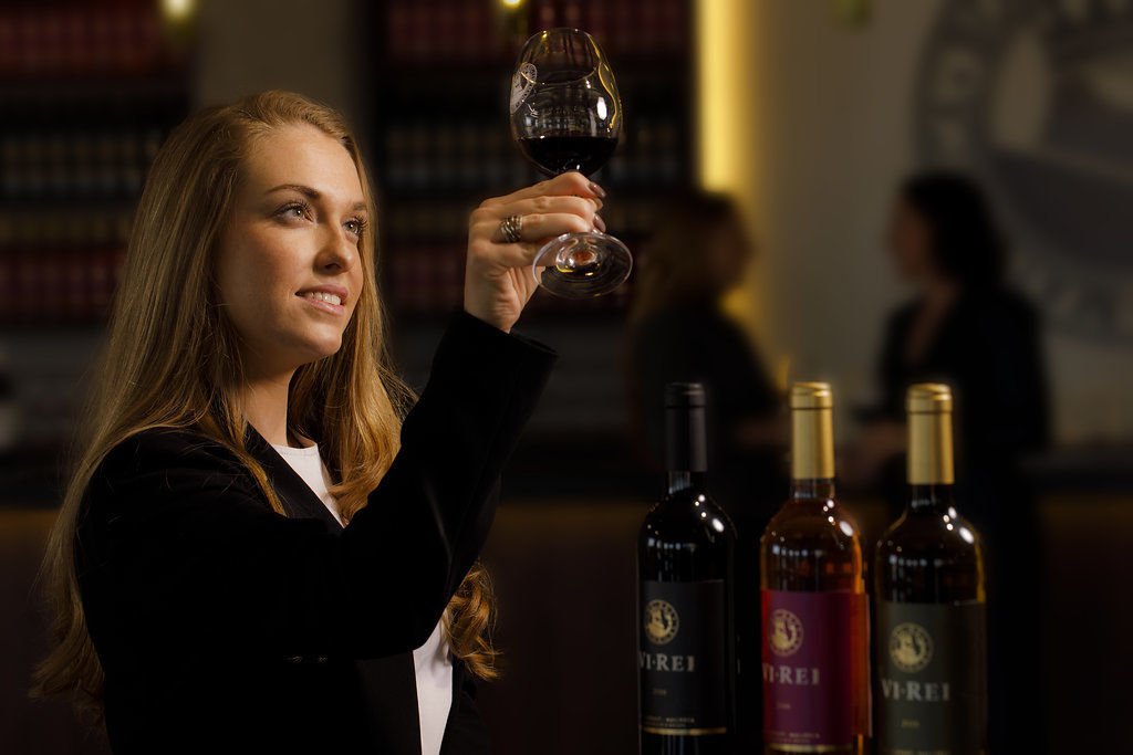 wine tasting at the cellar