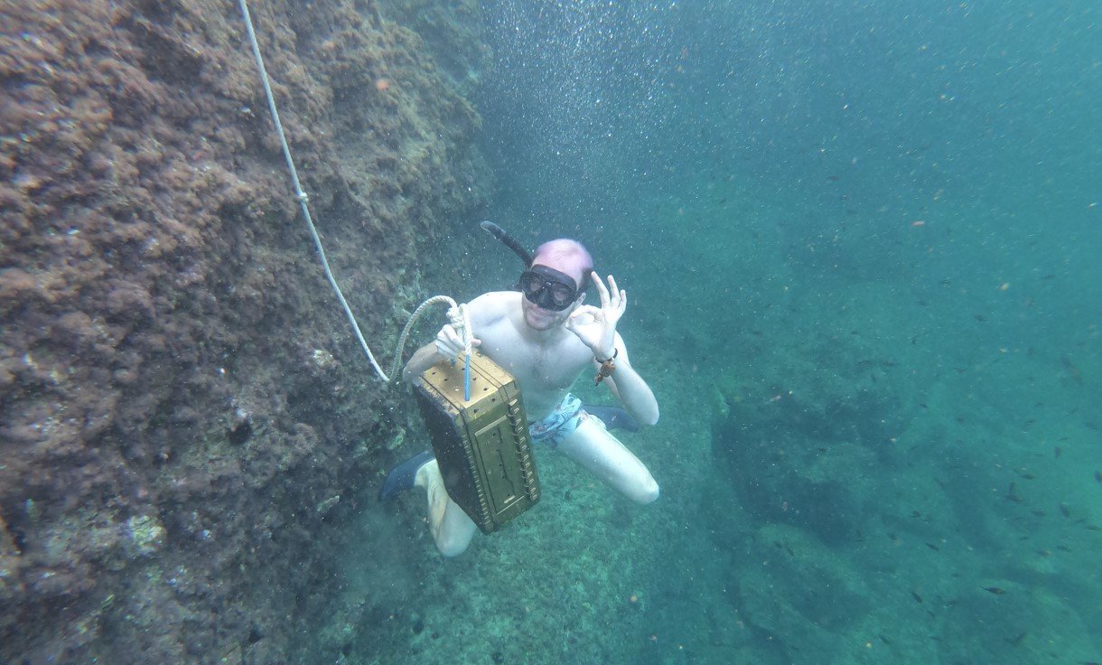 in search of treasure