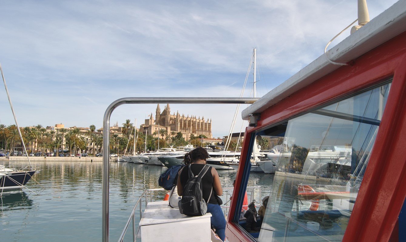visiting palma by boat