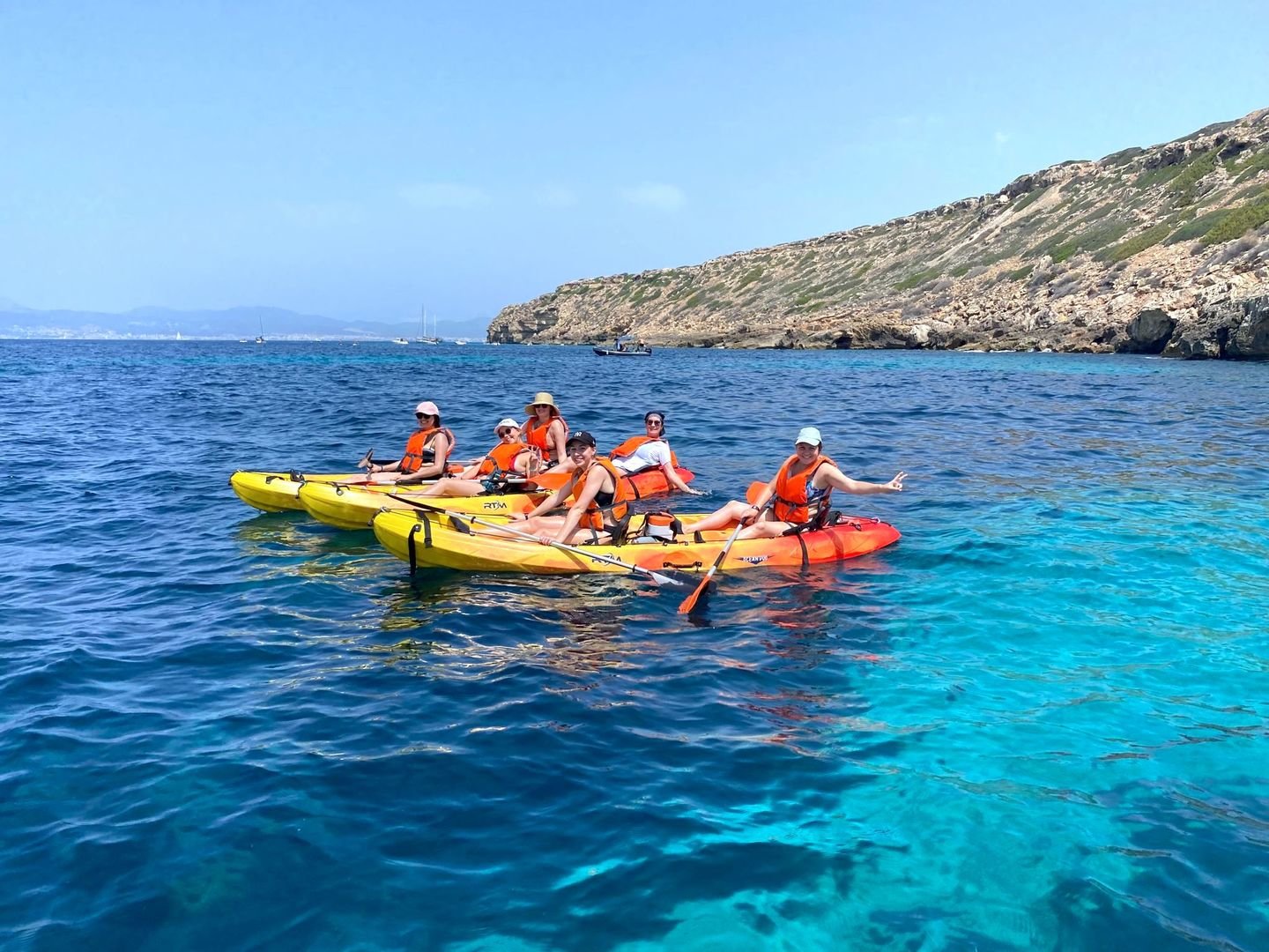 group in the kayak