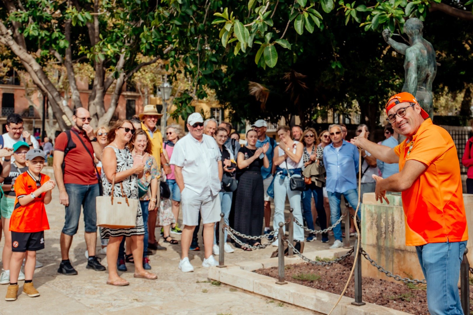 yard in old town Palma