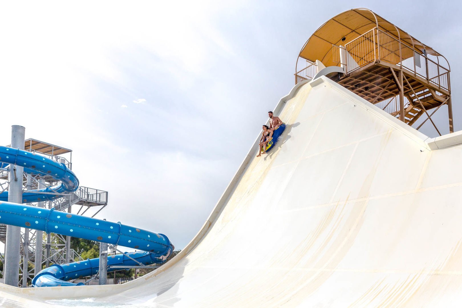 boomerang water slide at western park